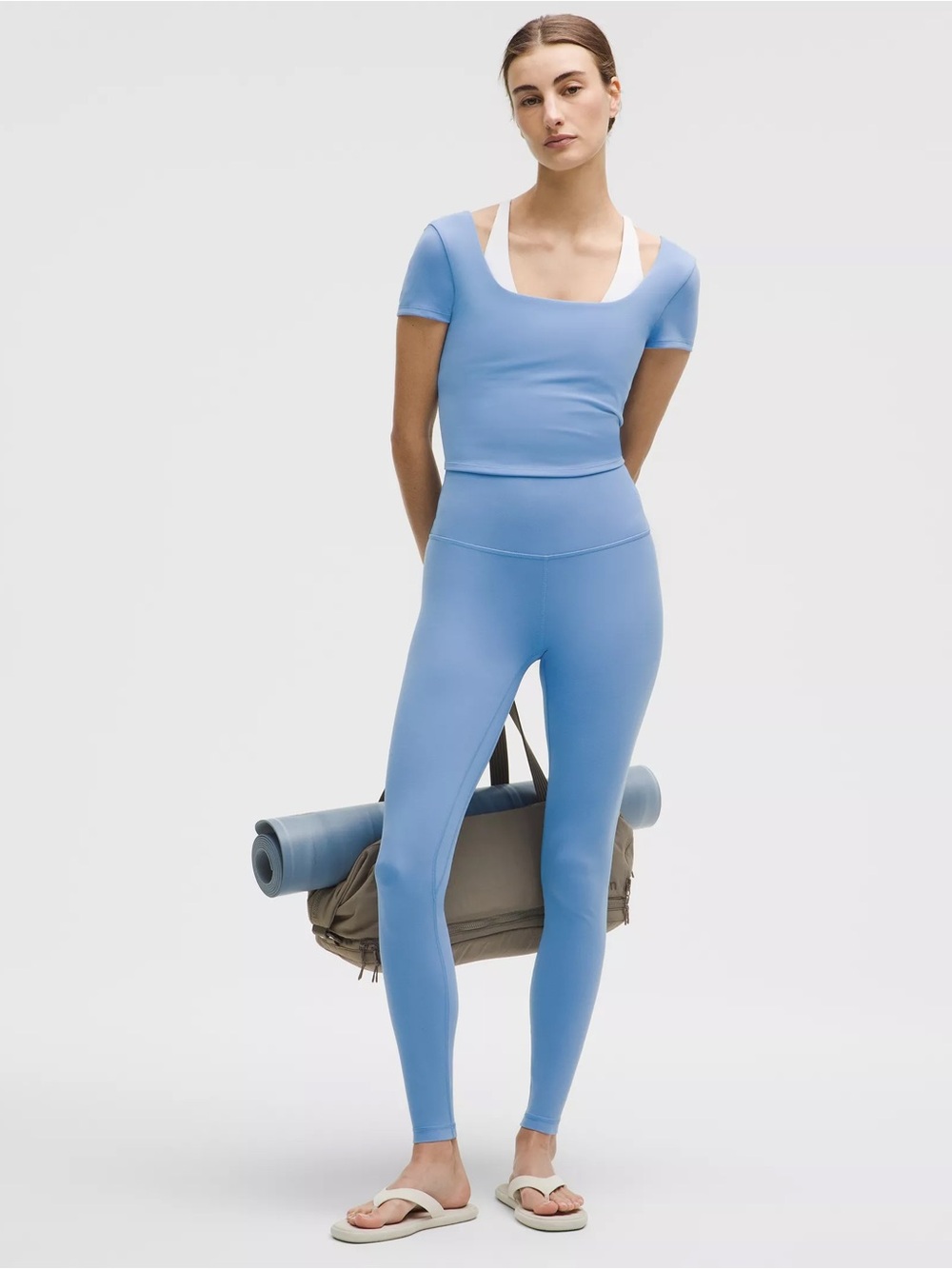 lululemon Align™ HR Pant 28" Seamless High-Waist Light Blue Leggings